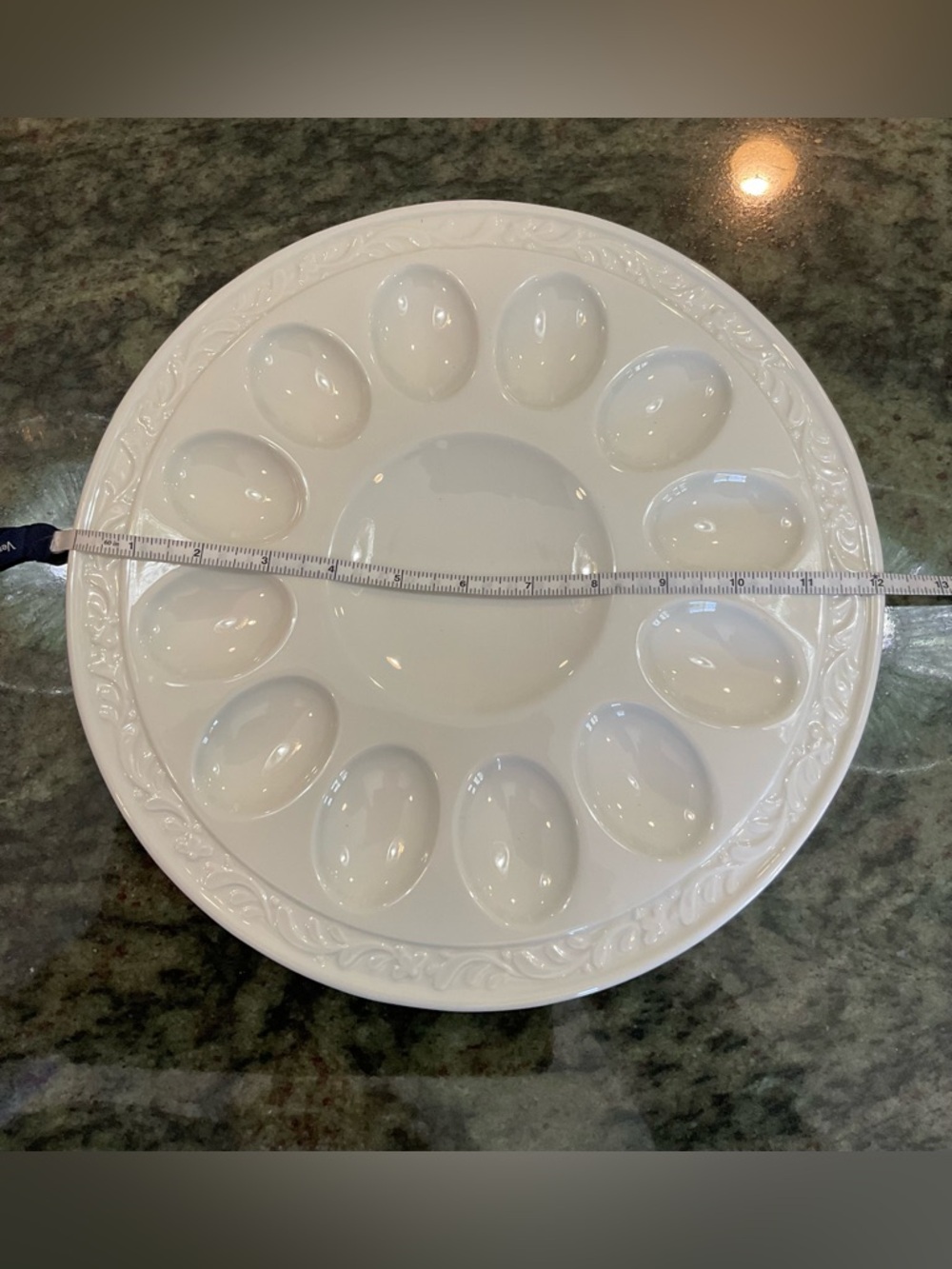 Mikasa Italian Countryside Deviled Egg Plate - Picture 2 of 6
